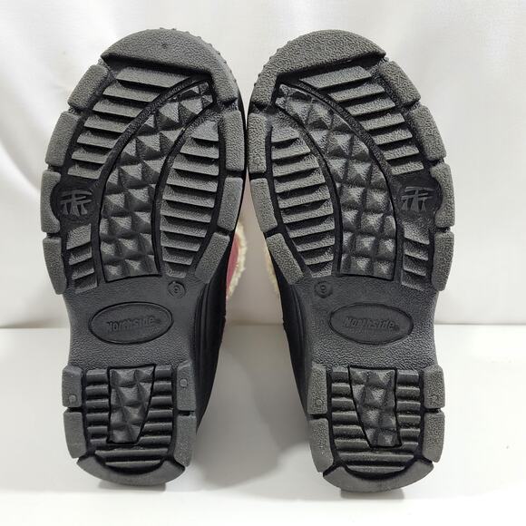 Northside ThermoLite Thin Insulation Women 9 Maroon-Black Suede Zip Ankle Boots - Picture 11 of 12